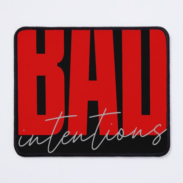 Item preview, Bad Intentions Streetwear - Bold Red & Black Urban motiovation Design designed and sold by Addictive design.
