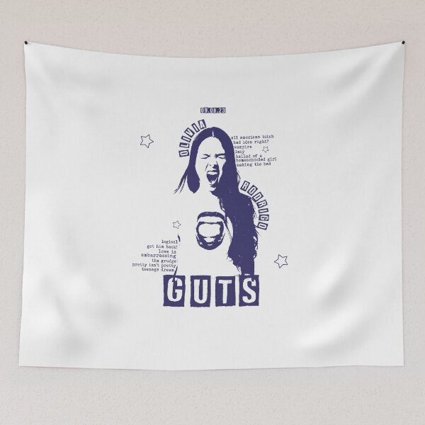 Artikelvorschau, Olivia Rodrigo Guts Tour Poster Art entworfen und verkauft von gringoods.