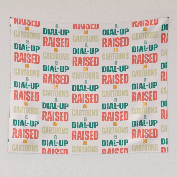 Item preview, Raised On Cartoons and Dial-Up 80's Generation designed and sold by erozzz.