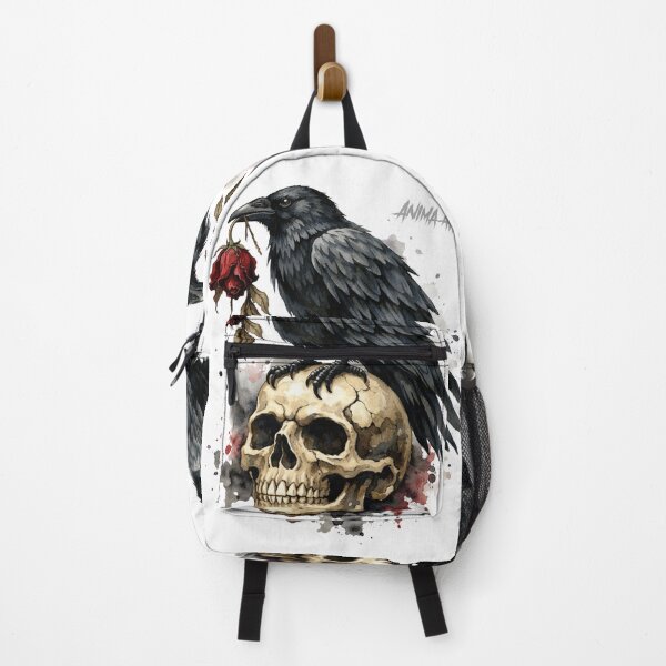 Item preview, Ánima Atra - The Raven's Omen (Skull & Rose) designed and sold by Anima Atra.