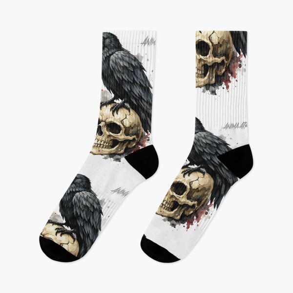 Item preview, Ánima Atra - The Raven's Omen (Skull & Rose) designed and sold by Anima Atra.