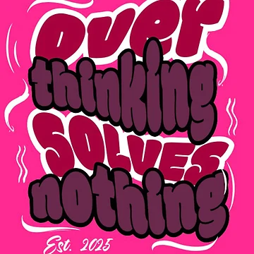 Artwork thumbnail, Overthinking solves nothing by PURPLE ECLIPSE