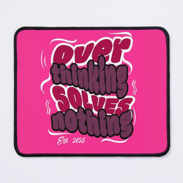 Item preview, Overthinking solves nothing designed and sold by PURPLE ECLIPSE.