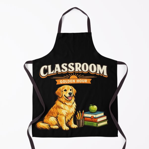 Item preview, Classroom Golden Hour – Golden Retriever Teacher Back to School Design designed and sold by Sahil Randhawa.