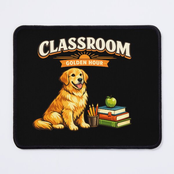 Item preview, Classroom Golden Hour – Golden Retriever Teacher Back to School Design designed and sold by Sahil Randhawa.