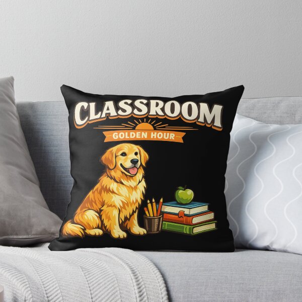 Item preview, Classroom Golden Hour – Golden Retriever Teacher Back to School Design designed and sold by Sahil Randhawa.