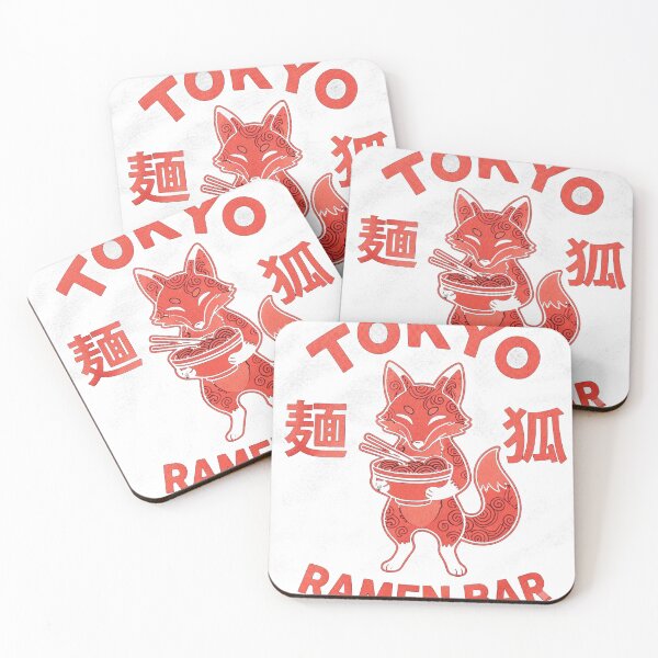 Item preview, Tokyo ramen bar fox designed and sold by alex889art.
