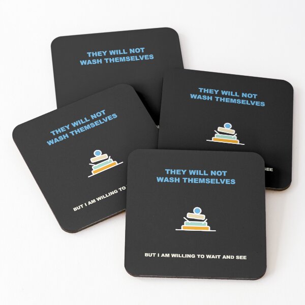 Item preview, They Will Not Wash Themselves Funny Kitchen Procrastination designed and sold by bonuspost.