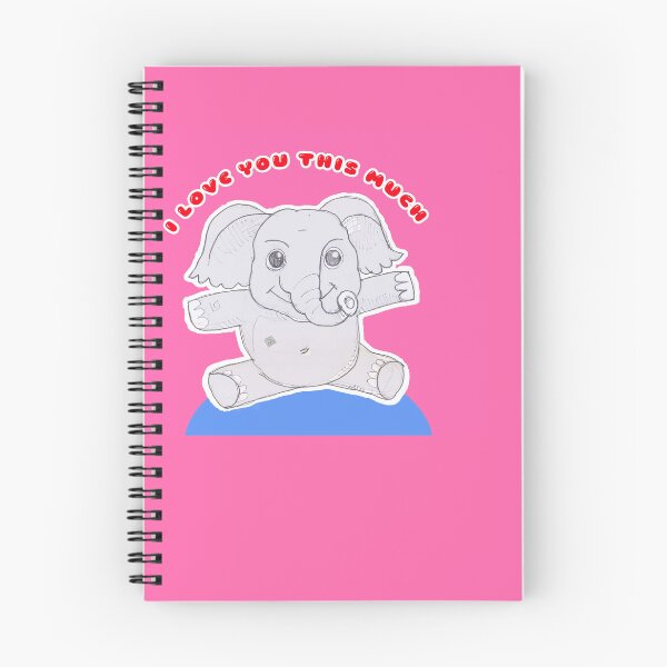 Item preview, I Love You This Much Elephant (Drawing by ACCI) designed and sold by VanyssaGraphics.