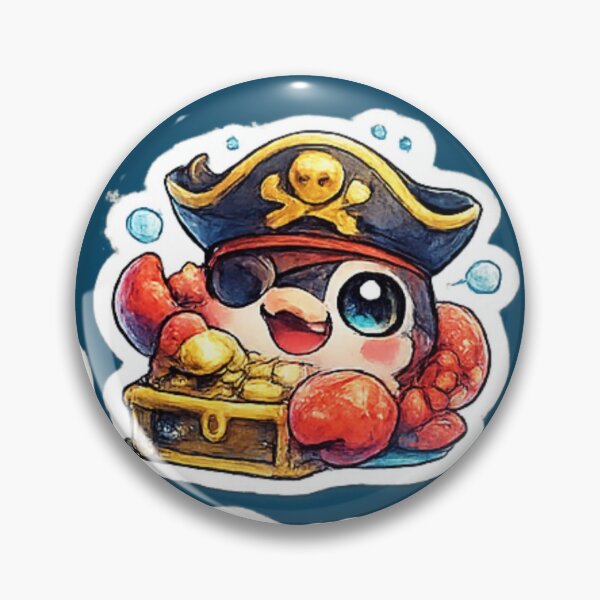 Item preview, Cute Kawaii Lobster Sticker | Chibi Ocean Animal Cartoon designed and sold by KrishAuraa.