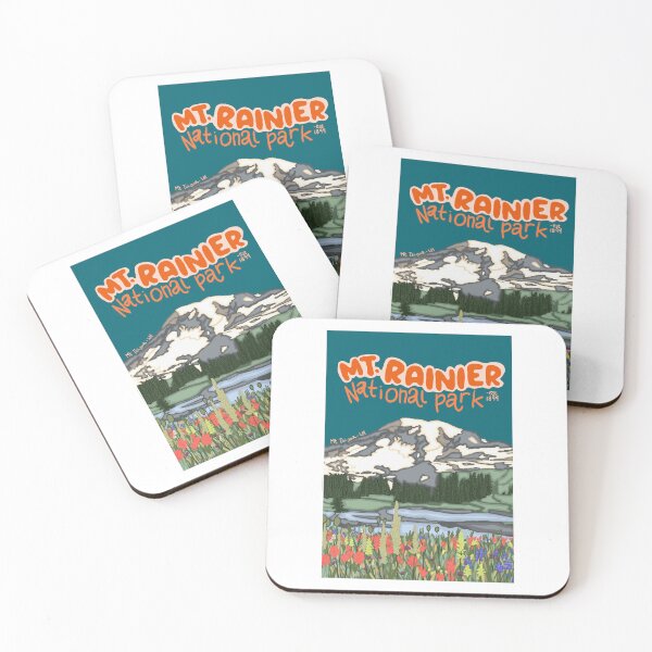 Item preview, Mt. Rainier National Park - 3 designed and sold by whimsicallyanxious.