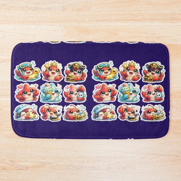 Item preview, Cute Kawaii Lobster Sticker | Chibi Ocean Animal Cartoon designed and sold by KrishAuraa.