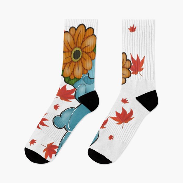 Item preview, Autumn Axolotl Flowers designed and sold by Laboratorideas.