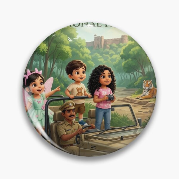Item preview, Beautiful Ranthambore National Park designed and sold by Sticker_Verse_Studio.