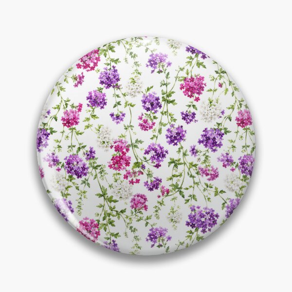 Item preview, Verbena Trailing Ground Cover Watercolor Seamless Pattern designed and sold by Inkworksbyshery.