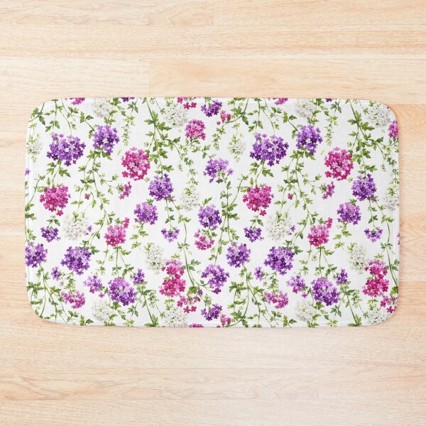 Item preview, Verbena Trailing Ground Cover Watercolor Seamless Pattern designed and sold by Inkworksbyshery.