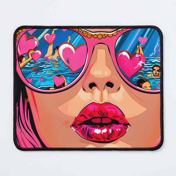 Item preview, Pop Art Female Colorful Summer Fun By Pool designed and sold by DEC02.
