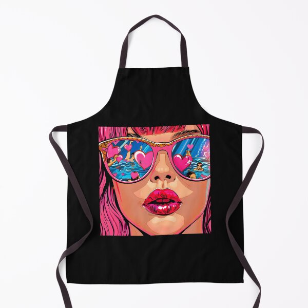 Item preview, Pop Art Female Colorful Summer Fun By Pool designed and sold by DEC02.