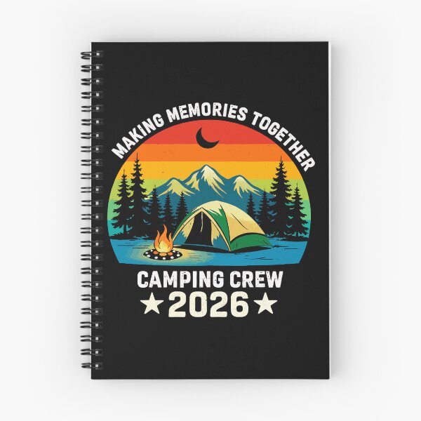 Item preview, Making Memories Together Camping Crew 2026 - Retro Camp Sunset Art designed and sold by BendyBeasts.