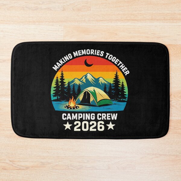 Item preview, Making Memories Together Camping Crew 2026 - Retro Camp Sunset Art designed and sold by BendyBeasts.