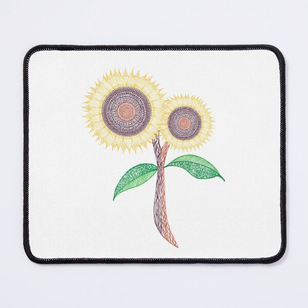 Item preview, Sunflower Zentangle sticker designed and sold by DesignPMG.