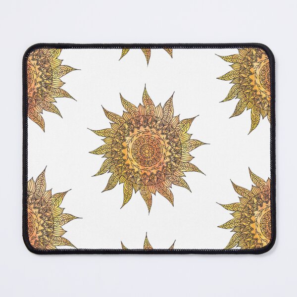 Item preview, Golden Sunshine zentangle sticker designed and sold by DesignPMG.
