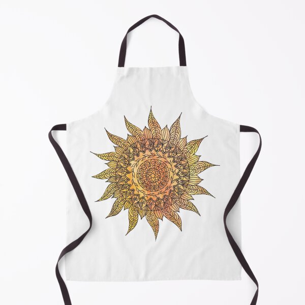 Item preview, Golden Sunshine zentangle sticker designed and sold by DesignPMG.