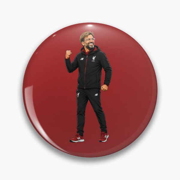 Item preview, Jurgen Klopp Liverpool FC Cartoon Illustration designed and sold by FanFueledStickers.