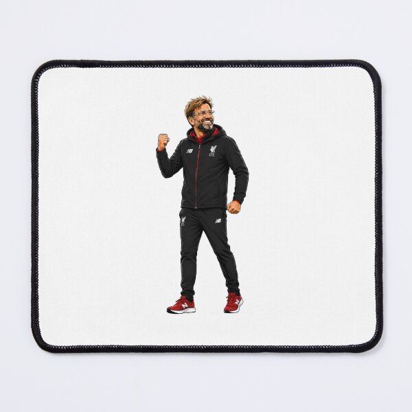 Item preview, Jurgen Klopp Liverpool FC Cartoon Illustration designed and sold by FanFueledStickers.
