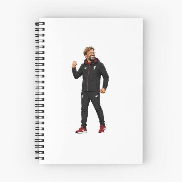 Item preview, Jurgen Klopp Liverpool FC Cartoon Illustration designed and sold by FanFueledStickers.