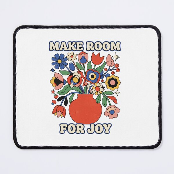 Item preview, Make Room for Joy Colorful Folk Flowers designed and sold by GoofyShopp.