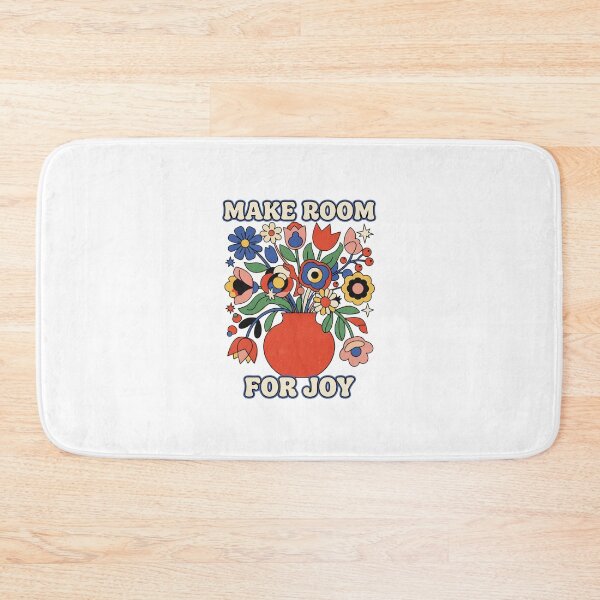 Item preview, Make Room for Joy Colorful Folk Flowers designed and sold by GoofyShopp.