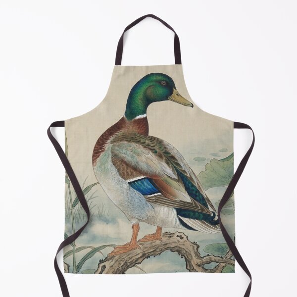 Item preview, Vintage Style Chinese Brush Painting of a Duck Canard designed and sold by OddlySticky.
