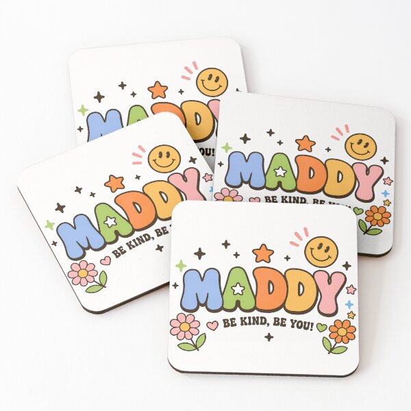 Item preview, Maddy Retro Groovy Name | Be Kind Be You Cute Smiley Design designed and sold by looplandger.