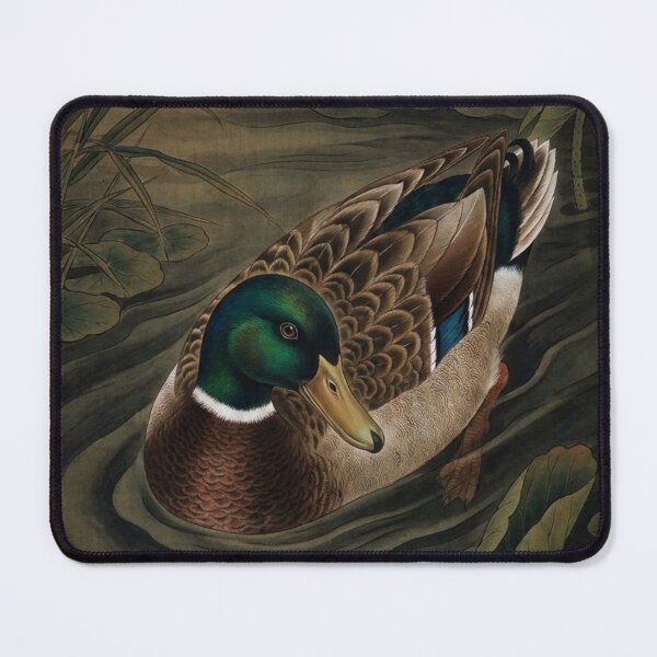Item preview, Vintage Chinese Brush Painting of an Elegant Canard Duck designed and sold by OddlySticky.