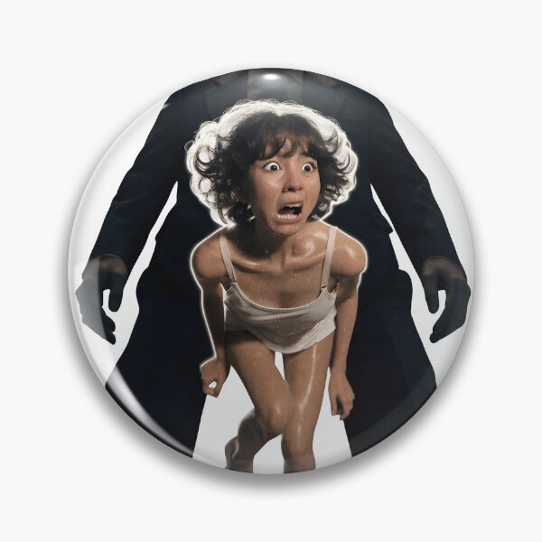 Item preview, Terrified young woman running from giant shadowy as PNG cutout designed and sold by Creative88Art.