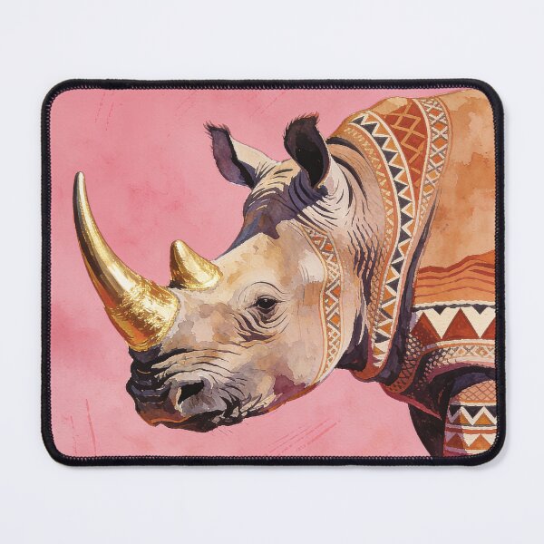 Item preview, "African Pop Art: Rhinoceros" designed and sold by BoomPoster.