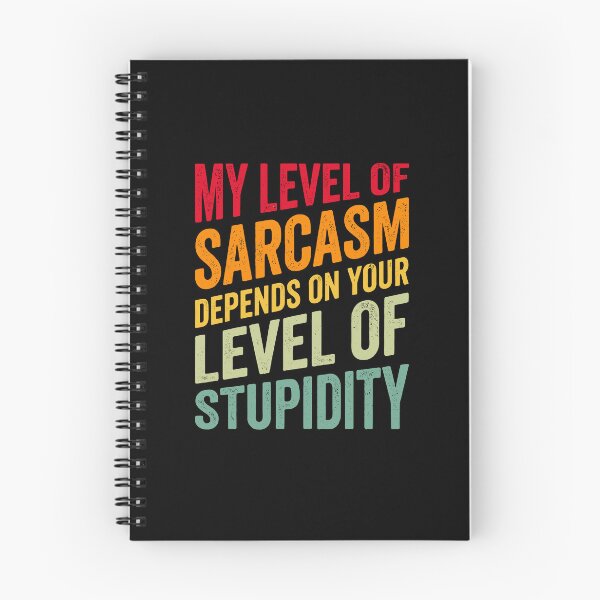 Item preview, My Level Of Sarcasm Funny Retro Quote designed and sold by Antdoodle.
