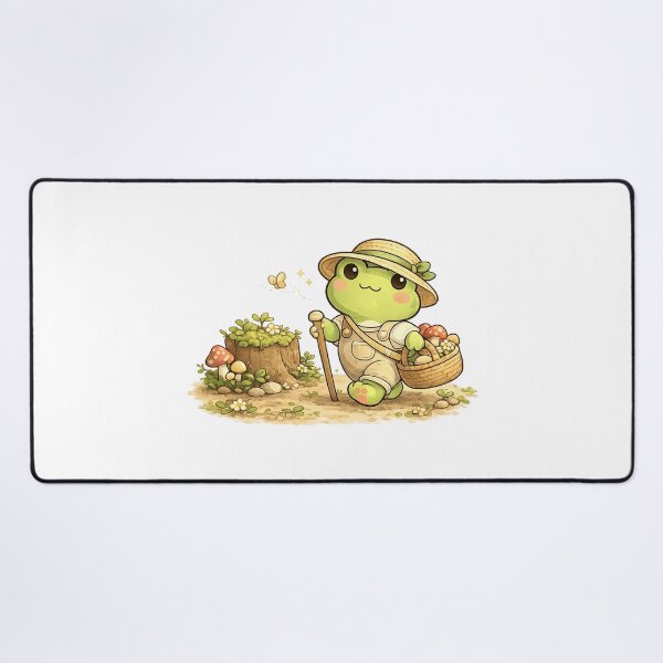 Item preview, Paseo por el bosque de Mimo | Pegatina de la linda aventura de la rana y el hongo designed and sold by Maystro-design.