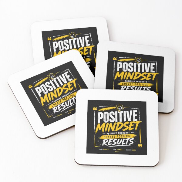 Item preview, Positive Mindset – Motivational Quote Design designed and sold by KingP1.