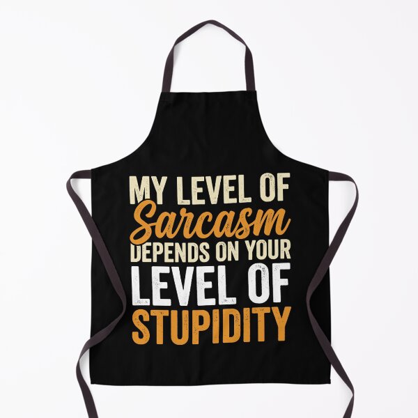 Item preview, My Level Of Sarcasm Funny Retro Quote designed and sold by Antdoodle.