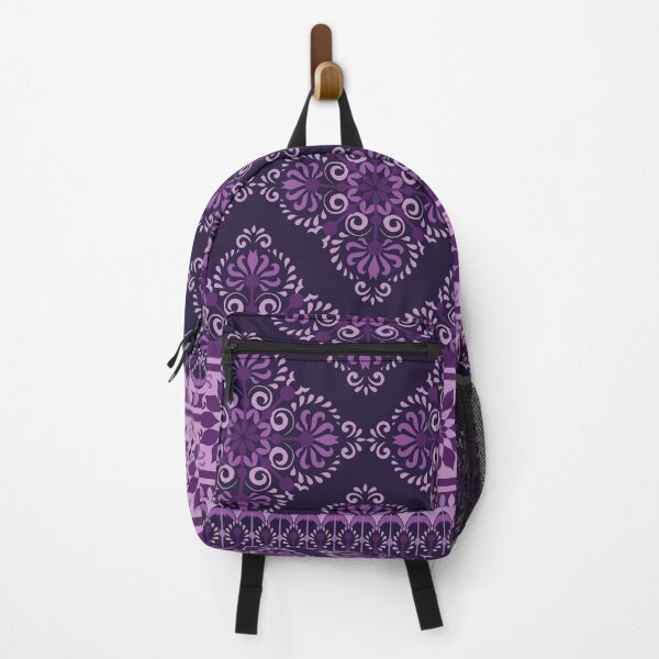 Item preview, Purple damask seamless background designed and sold by PowerAntShop.