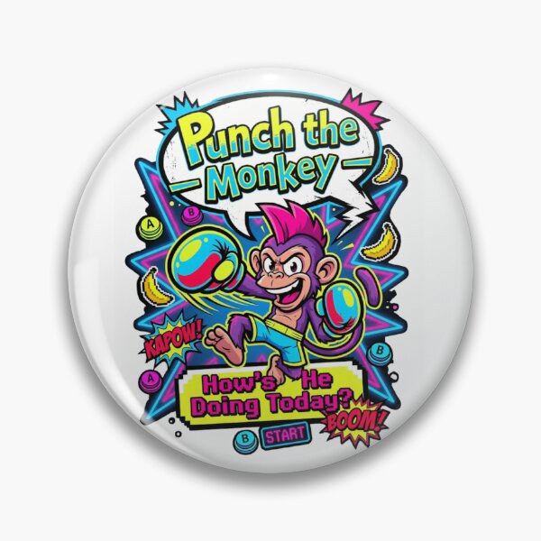 Item preview, Punch the Monkey — How’s He Doing Today designed and sold by  ViralVisionsCreating .