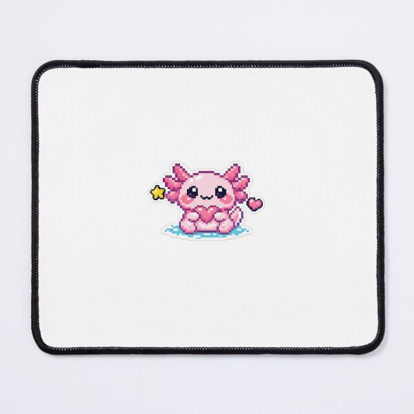 Item preview, Cute Axolotl Kawaii Pixel Art Sticker designed and sold by PixelMood90.
