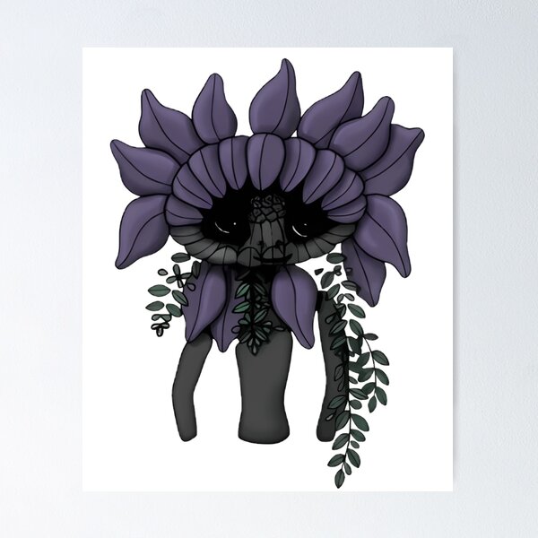 Item preview, Gothic Purple Flower Creature designed and sold by SurrealInkdcsez.