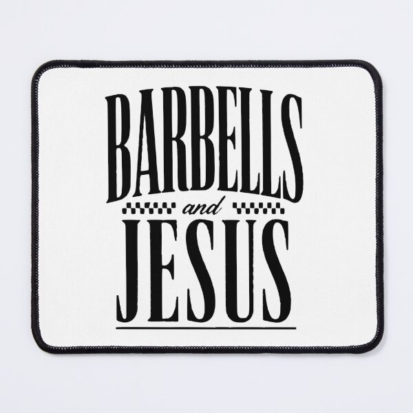 Item preview, Barbells and Jesus – Christian Gym Girl Faith Based Workout Design designed and sold by RickyHN7.