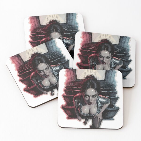 Item preview, Woman watching movie in cinema auditorium on transparent background designed and sold by Creative88Art.