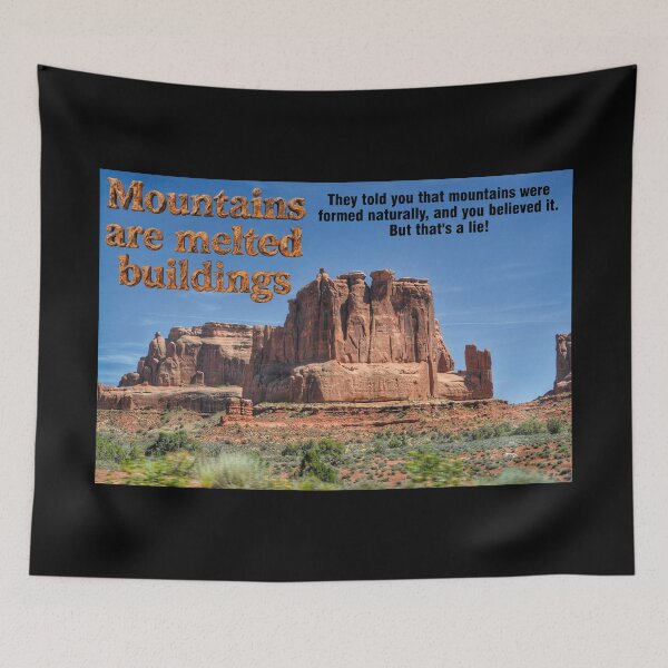 Item preview, Mountains are melted buildings_1B designed and sold by ART-OF-ORION.
