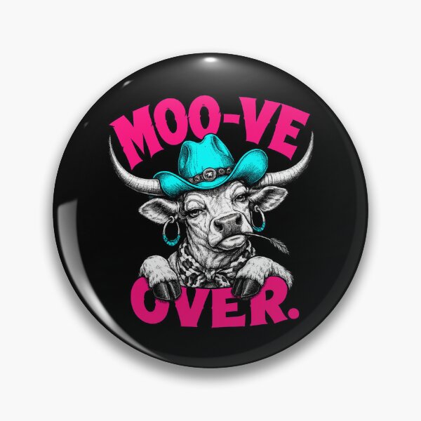 Artikelvorschau, Moo-ve Over Lustiger Longhorn Cowgirl Western Humor entworfen und verkauft von Anyshca.