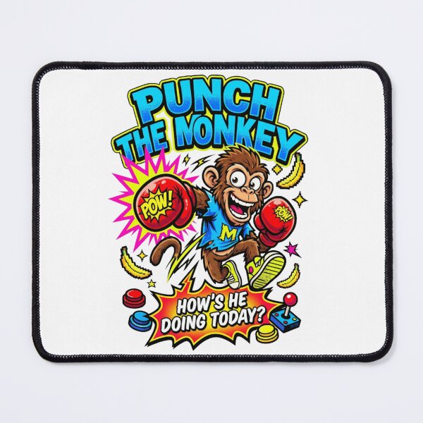 Item preview, Punch the Monkey — How’s He Doing Today designed and sold by ViralVisionsCreating .